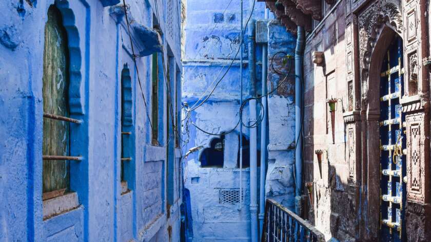 Alley Pathway in Old Blue City