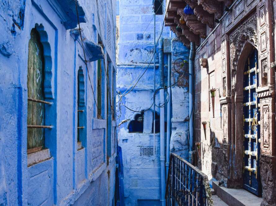 Alley Pathway in Old Blue City