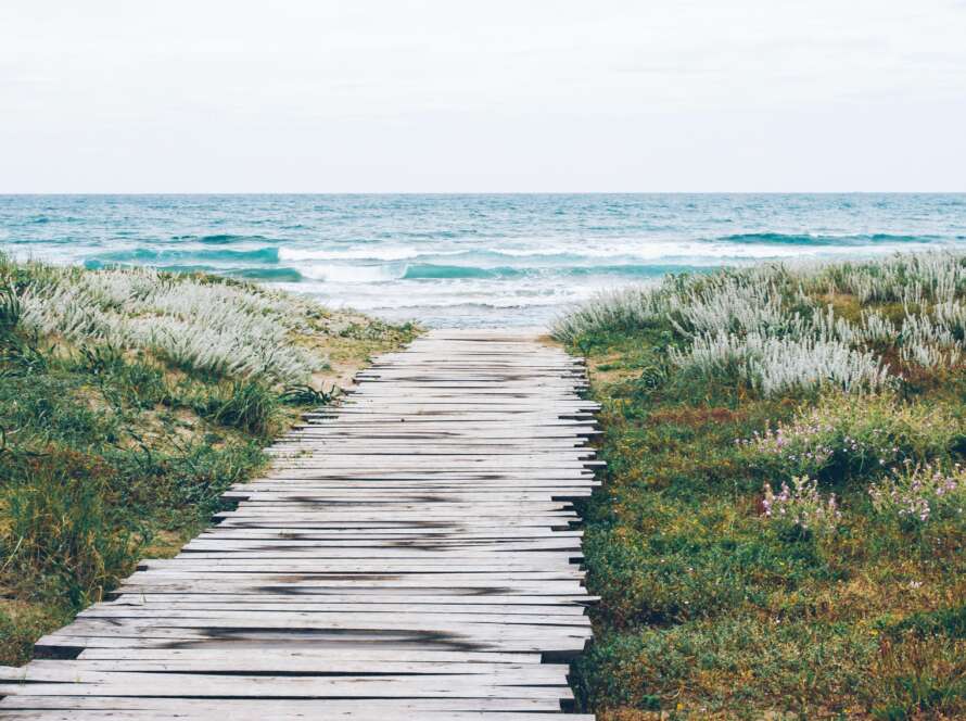 Boardwalk Pathway to Ocean