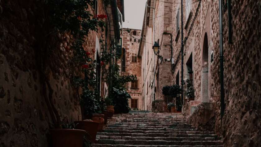 Stair Pathway In Old City