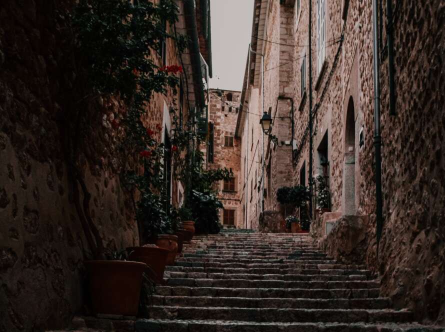 Stair Pathway In Old City