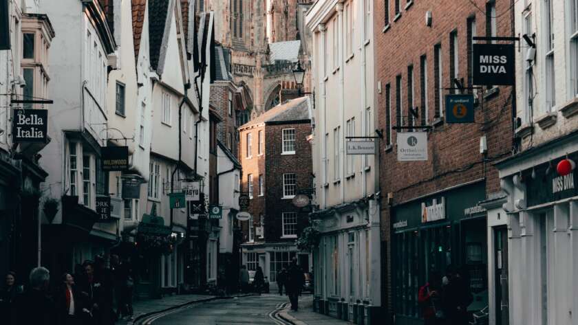 Road Pathway to Cathedral in Old City
