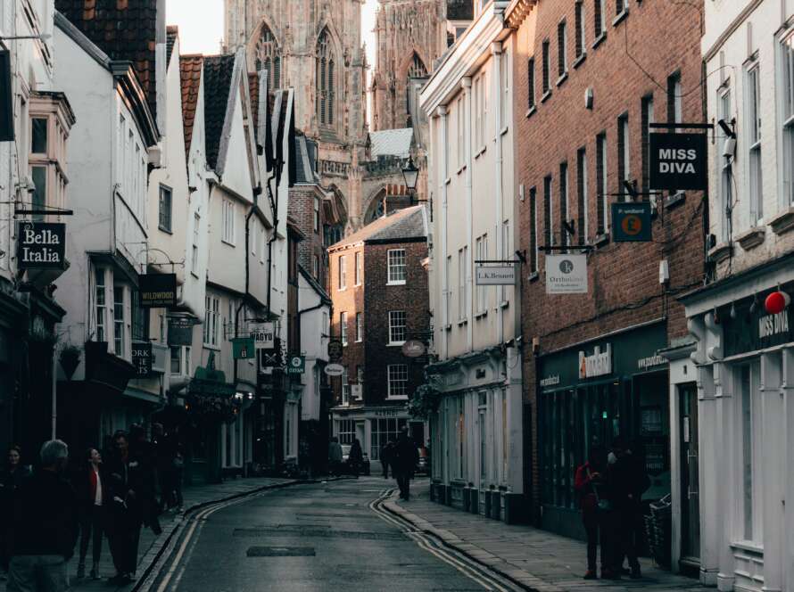 Road Pathway to Cathedral in Old City